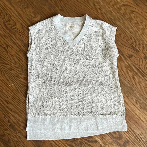 Madewell Marled V-neck Tunic Vest women’s size XS - Picture 2 of 11